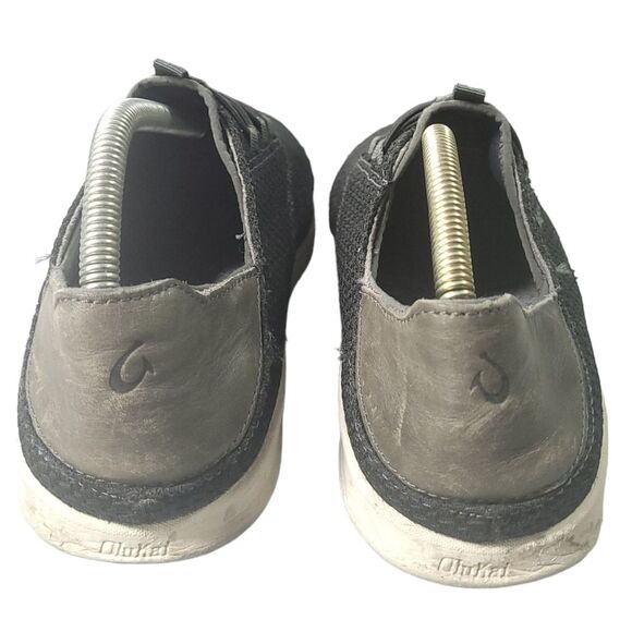 Olukai Alapa Li Black Mesh Stretch Laced Slip-On Athletic Sneakers 9.5 main image 8